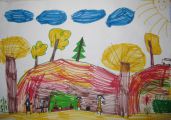 Изложба с детски рисунки по повод двегодишнината на Школата за изобразително изкуство към НЧ 