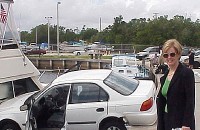 Внимание - жена в колата :-) / Новини от Казанлък