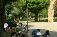  „Арт линия“ приключи творческия сезон с пленер в парк „Тюлбето“ / Новини от Казанлък