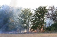 Видео: Пожар на метри от Арсенал / Новини от Казанлък