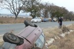 Автомобил се обърна в канавка до Копринка / Новини от Казанлък