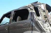 Видео: Джип катастрофира по пътя за Стара Загора, създаде верижна катастрофа / Новини от Казанлък