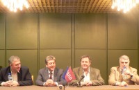 Президентът Георги Първанов и евродепутатът Ивайло Калфин в Казанлък (видеозапис) / Новини от Казанлък