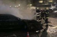 Кола горя в Казанлък през нощта / Новини от Казанлък