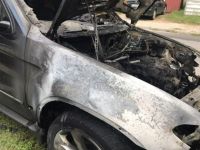 БМВ X5 изгоря в Източното тази сутрин / Новини от Казанлък