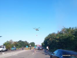 МО: Пожарът е овладян, хеликоптерите се изтеглиха /ВИДЕО/. Комисар Колев: Военните обекти са обезопасени / Новини от Казанлък