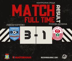 ФК „Розова долина“ отстъпи с 1:3 на „Левски“ (Карлово) във втората си контролна среща / Спортни новини от Казанлък