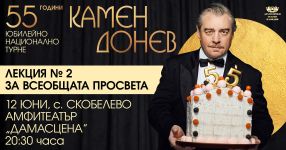 Камен Донев представя “Лекция №2 за всеобщата просвета“ на сцената в Етнографски комплекс “Дамасцена“ / Новини от Казанлък