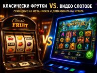 Класически фрутки vs. видео слотове: сравнение на механиката и динамиката на играта / Новини от Казанлък
