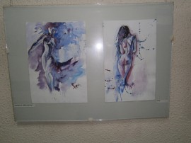 Млад казанлъшки талант откри своя изложба и дари картина на Общината