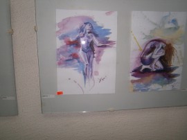 Млад казанлъшки талант откри своя изложба и дари картина на Общината