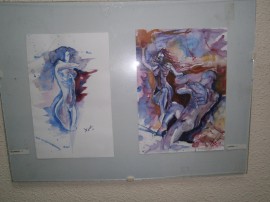 Млад казанлъшки талант откри своя изложба и дари картина на Общината