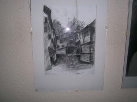 Млад казанлъшки талант откри своя изложба и дари картина на Общината