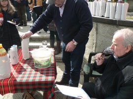 Вина от региона се надпреварваха днес в парк 