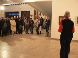 Изложба на картини на Стоян Венев бе открита тази вечер