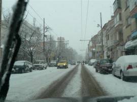 Малък Сечко  си тръгва и остави на Баба Марта снежна покривка