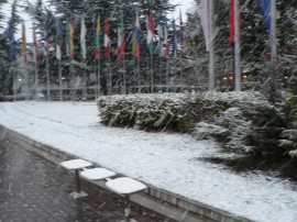 Сняг отново се сипе над Казанлък / Новини от Казанлък