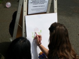 Деца с увреждания се забавляваха в парк “Розариум“