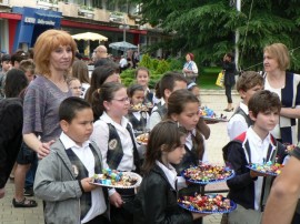 Празненства в центъра на Казанлък по случай празника на града и на детето