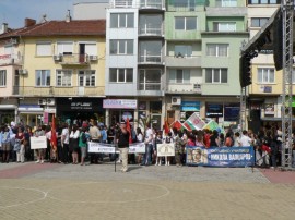 Празненства в центъра на Казанлък по случай празника на града и на детето