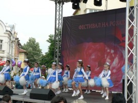 Празненства в центъра на Казанлък по случай празника на града и на детето