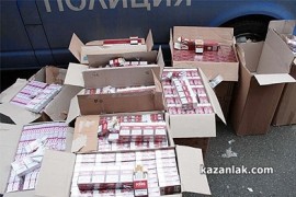 Задържаха бус с 11 хиляди кутии цигари без бандерол / Новини от Казанлък