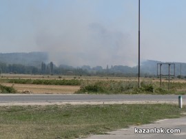 Локализиран е пожара на Тюлбето / Новини от Казанлък