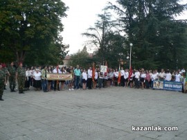 С цветя и военна музика в Казанлък отбелязахме 100 години от Балканската война