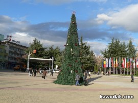  Снимки: Казанлък вече има Коледна елха