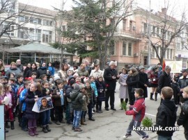 Казанлък почита 140 години от обесването на Васил Левски (видео)