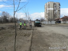Със затоплянето на времето стартираха и ремонтните дейности в община Казанлък