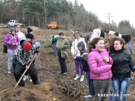 Въпреки лошото време 300 души се включиха в залесяването на “Тюлбето“