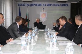 Комисар Алексиев с отчет за дейността на ОД на МВР- Стара Загора през 2012