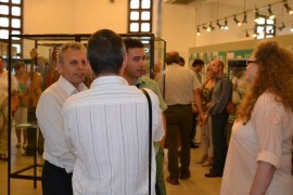 Гости от Кремона, Италия посрещна изложба на струнни инструменти в Казанлък