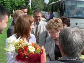 Видео: Комисар Кристалина Георгиева и екипът й посетиха Казанлък