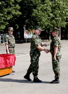 Повишиха военнослужещи в Казанлък