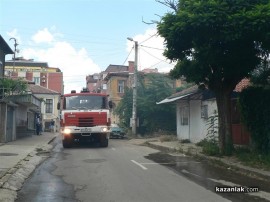 ВИДЕО: Голям пожар в центъра на Казанлък