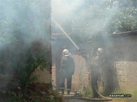 ВИДЕО: Голям пожар в центъра на Казанлък