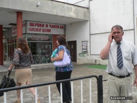 ВиК авария пред Универмага днес