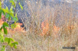 Видео: Пожар на метри от Арсенал