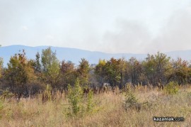 Видео и снимки: Пожар близо до Тулово
