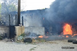 Видео: Пожар на метри от Арсенал