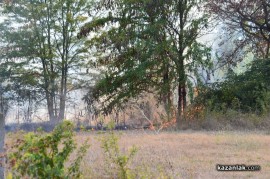 Видео: Пожар на метри от Арсенал