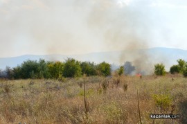 Видео и снимки: Пожар близо до Тулово