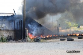 Видео: Пожар на метри от Арсенал