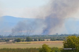 Видео и снимки: Пожар близо до Тулово