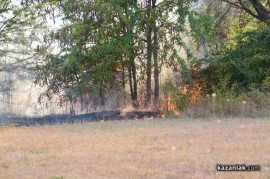 Видео: Пожар на метри от Арсенал