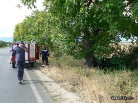 Видео: Тежка катастрофа с пострадали на метри от Казанлък