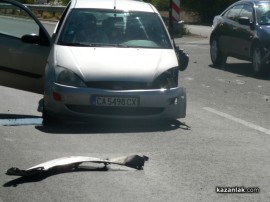 Тежка катастрофа на изхода на Казанлък в посока Копринка