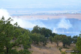 Пожарът близо до Горно Изворово е овладян